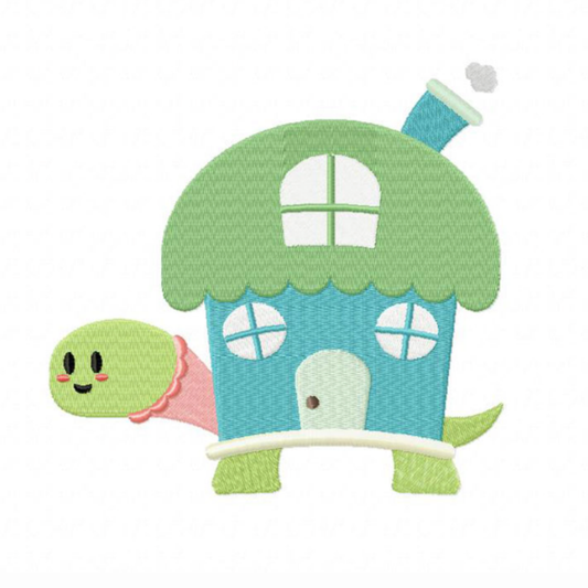 Motif de broderie machine : Maman tortue