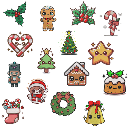 15 motifs de broderie machine : Décors de Noël