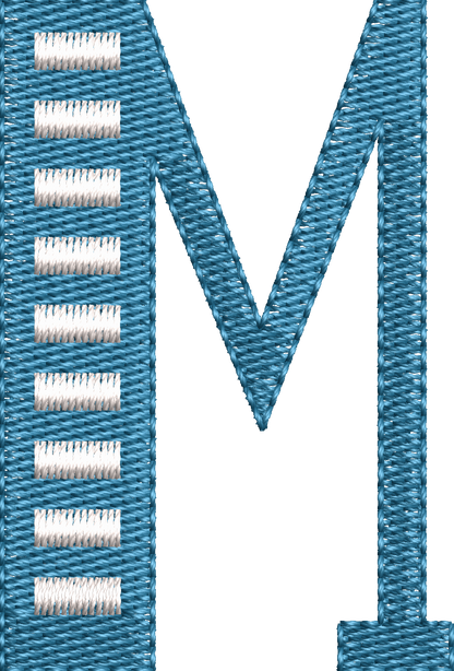87 Motifs de broderie machine : Alphabet Hiver et symboles