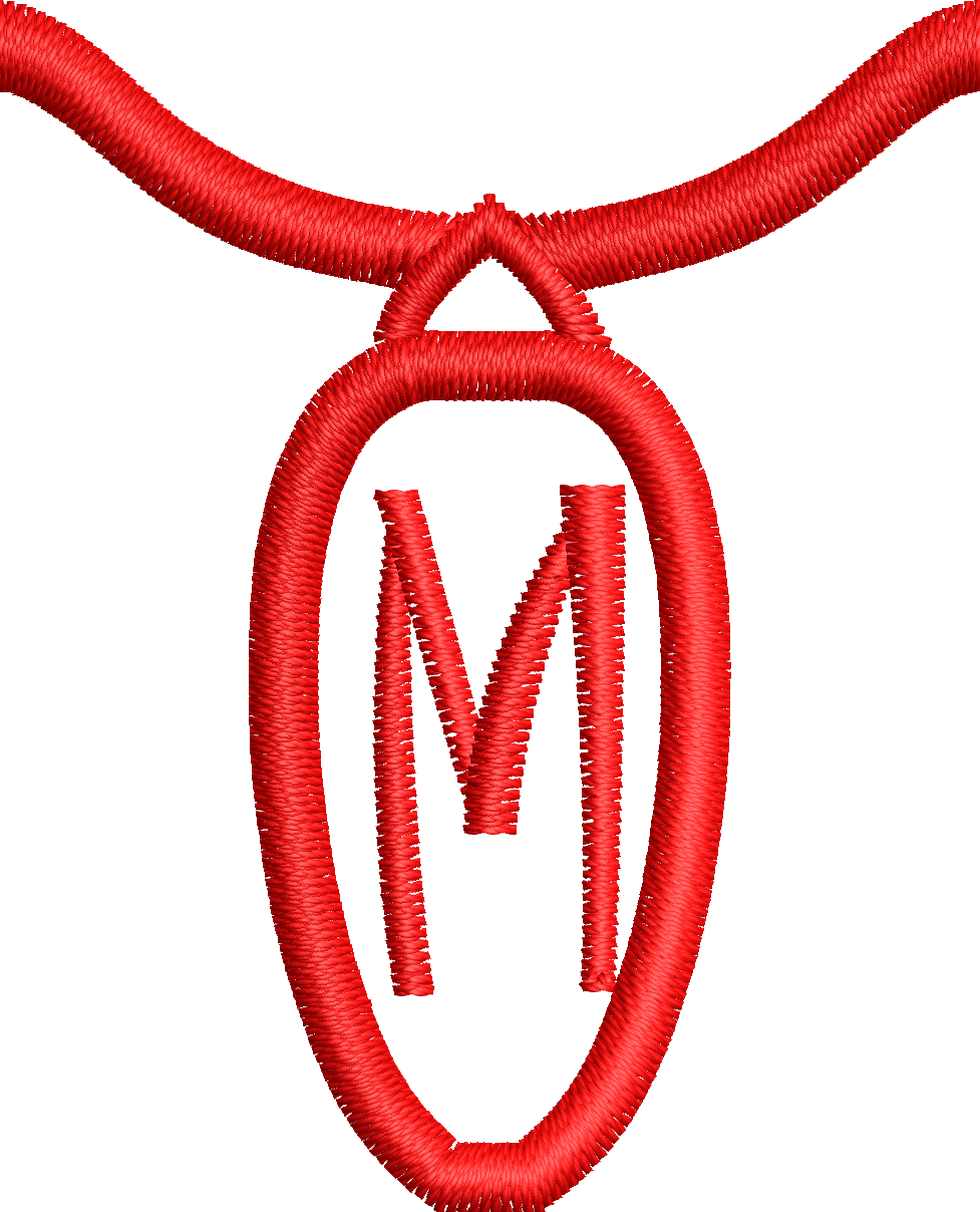 36 Motifs de broderie machine : Alphabet Guirlande 2