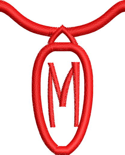 36 Motifs de broderie machine : Alphabet Guirlande 2