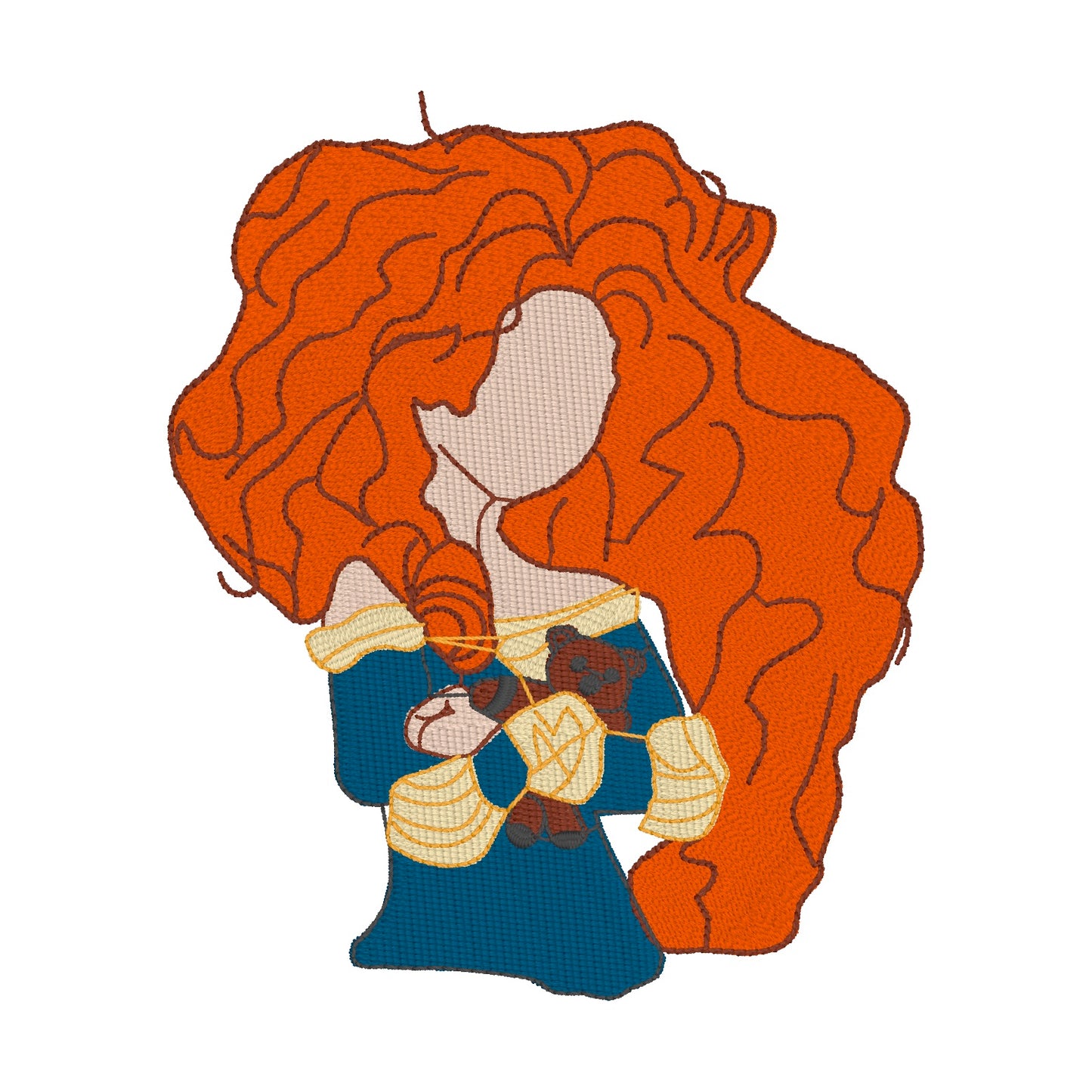 9 Motifs de broderie machine : Princesses Disney