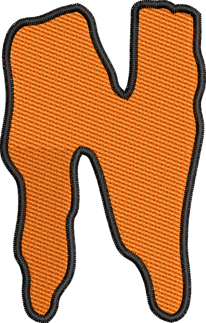 26 Motifs de broderie machine : Alphabet Halloween