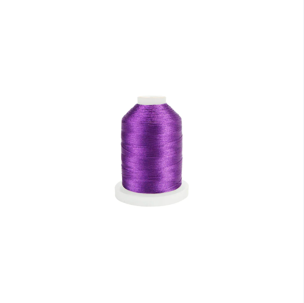 Bobine unique de 1000 m de fil à broder en polyester 40WT - New Brothread