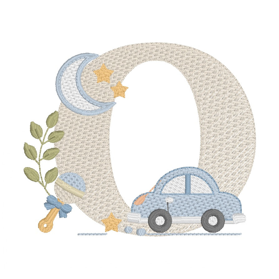 26 Lettres Voiture et 9 éléments décoratifs