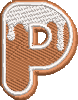 37 Motifs de broderie machine : Alphabet et nombre Biscuit au gingembre