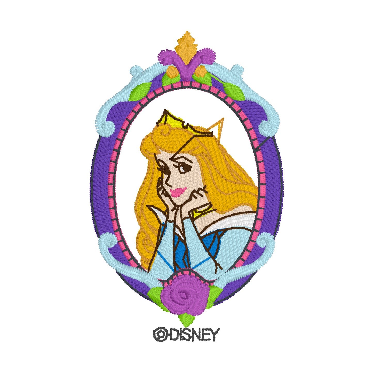 90 Motifs de broderie machine : Princesses et Princes Disney