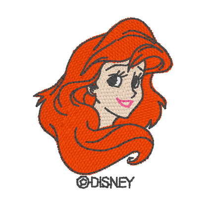 90 Motifs de broderie machine : Princesses et Princes Disney