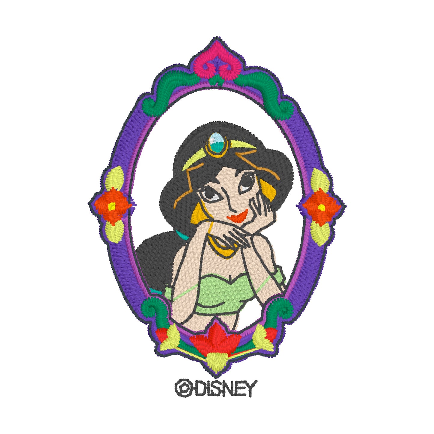 90 Motifs de broderie machine : Princesses et Princes Disney