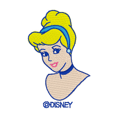 90 Motifs de broderie machine : Princesses et Princes Disney