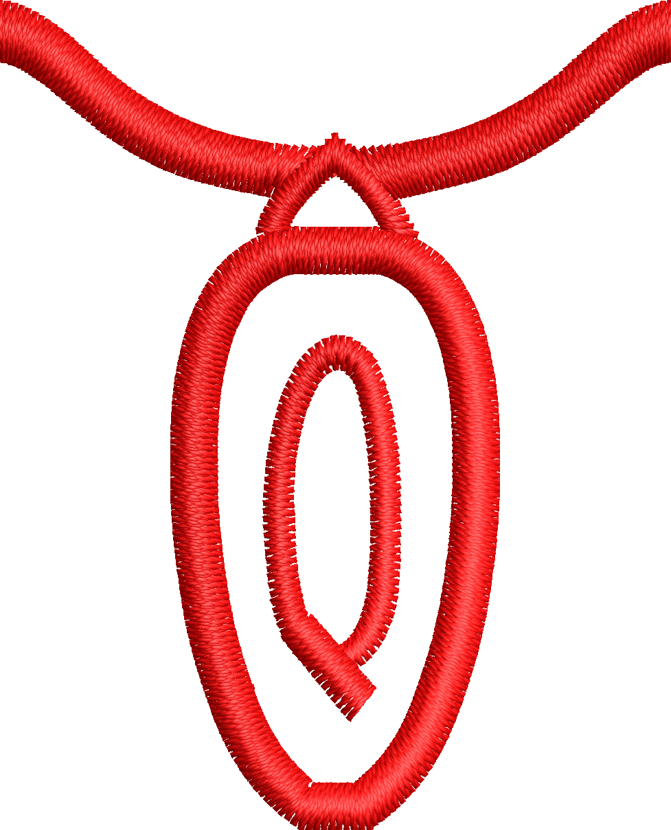 36 Motifs de broderie machine : Alphabet Guirlande 2