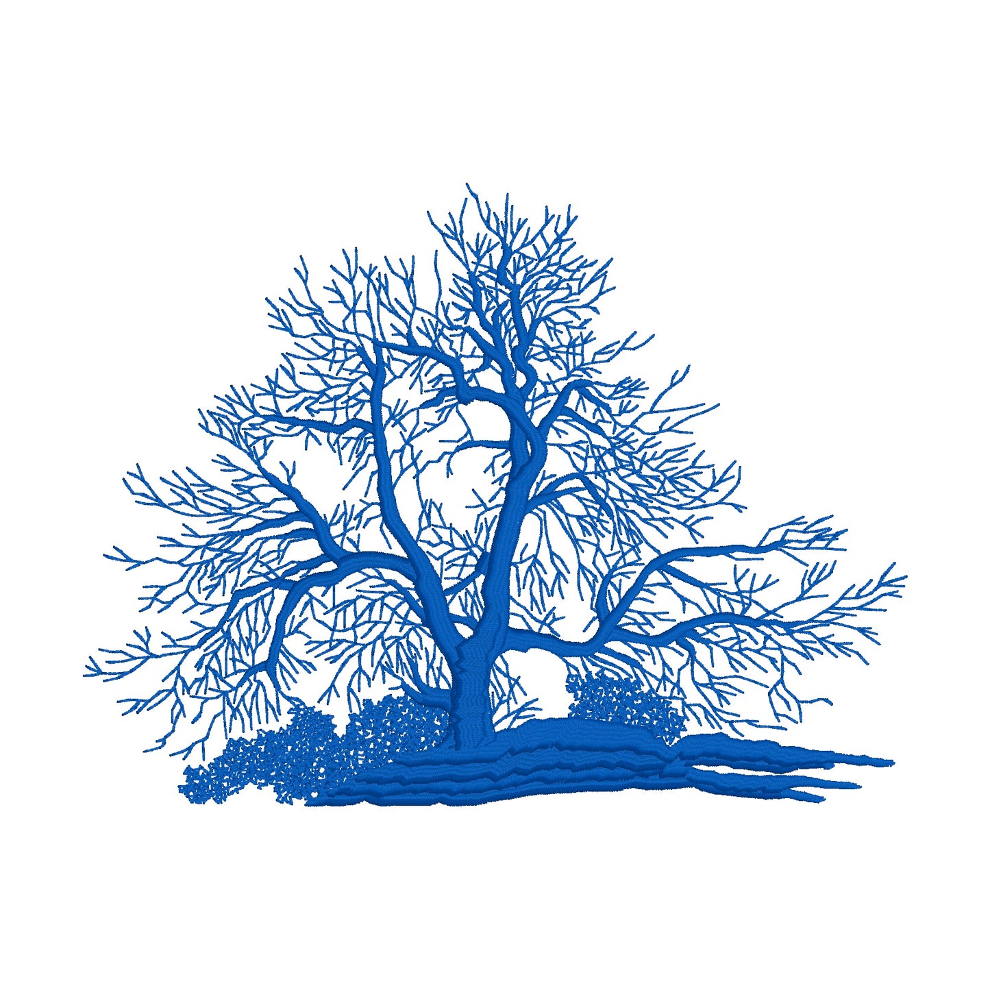 223 motifs de broderie machine : Arbres variés