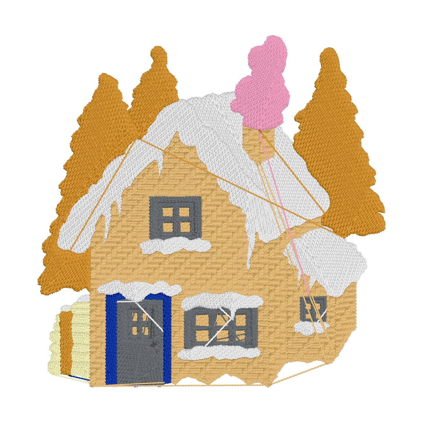 223 motifs de broderie machine : Arbres variés