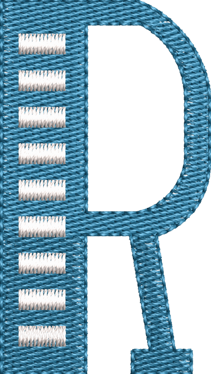 87 Motifs de broderie machine : Alphabet Hiver et symboles