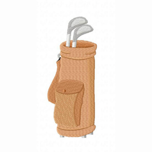 Motif de broderie machine : Sac de golf