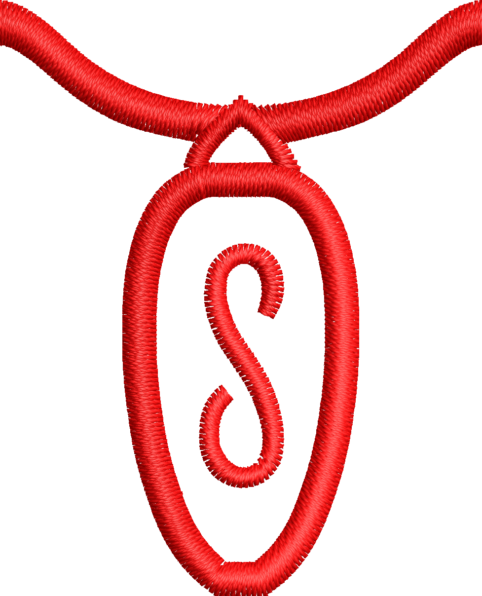36 Motifs de broderie machine : Alphabet Guirlande 2