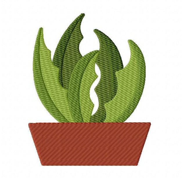 16 motif de broderie machine : Cactus et Plantes Grasses Succulentes