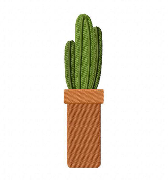16 motif de broderie machine : Cactus et Plantes Grasses Succulentes