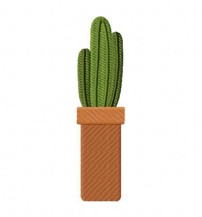 16 motif de broderie machine : Cactus et Plantes Grasses Succulentes