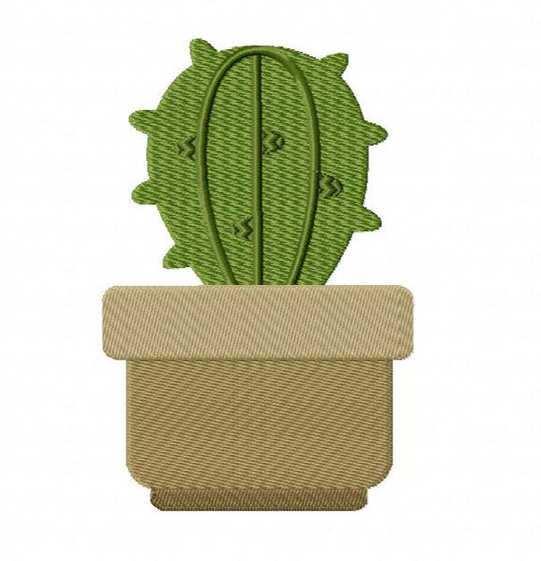 16 motif de broderie machine : Cactus et Plantes Grasses Succulentes