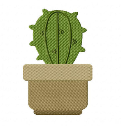 16 motif de broderie machine : Cactus et Plantes Grasses Succulentes