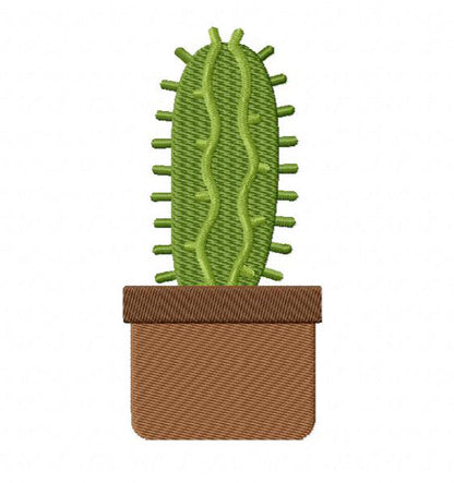 16 motif de broderie machine : Cactus et Plantes Grasses Succulentes