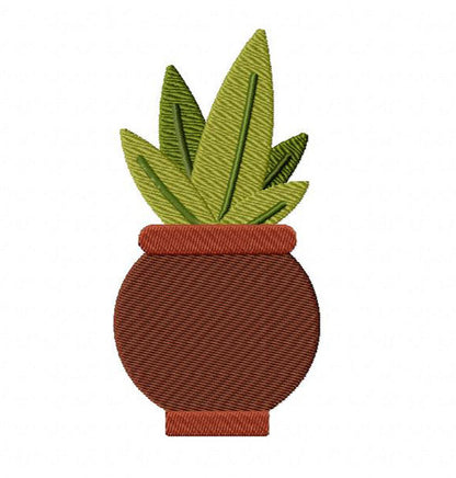 16 motif de broderie machine : Cactus et Plantes Grasses Succulentes