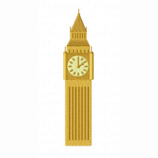 Motif de broderie machine : Tour Big Ben