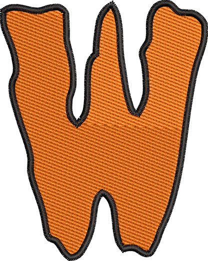26 Motifs de broderie machine : Alphabet Halloween