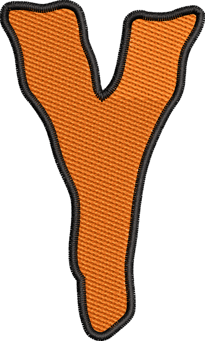 26 Motifs de broderie machine : Alphabet Halloween