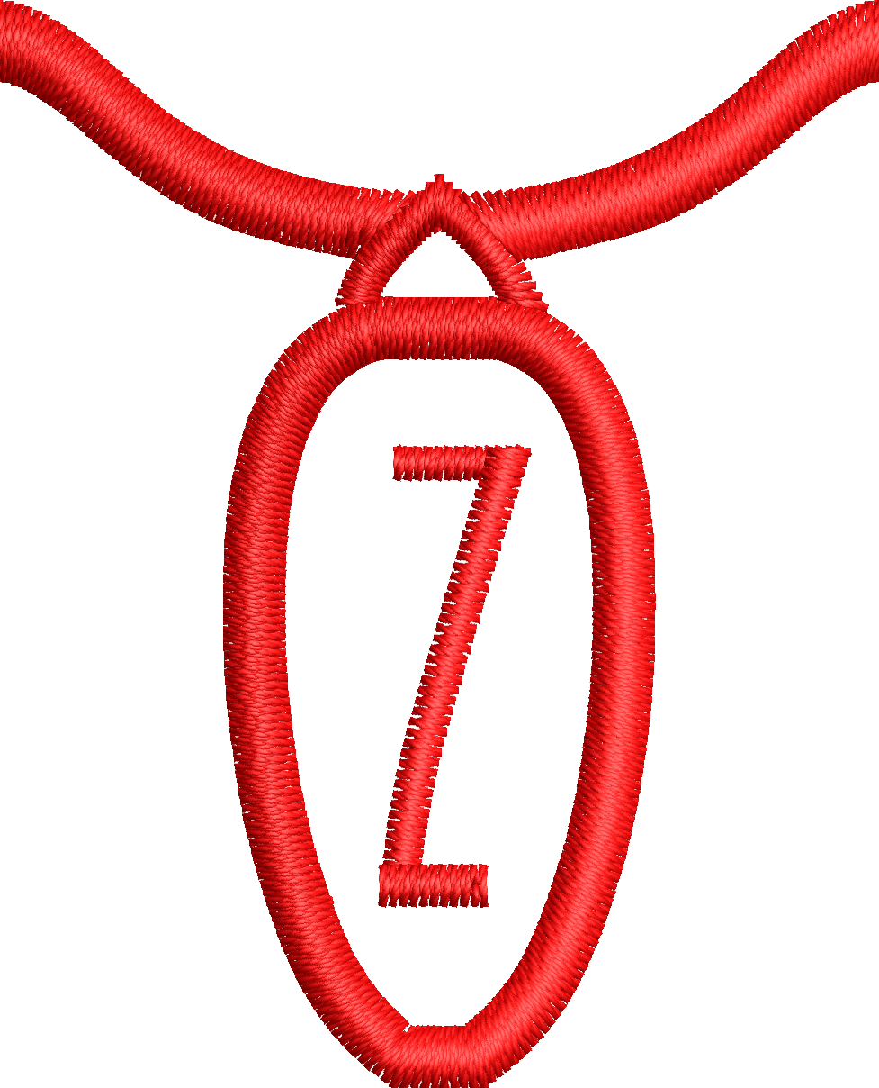 36 Motifs de broderie machine : Alphabet Guirlande 2