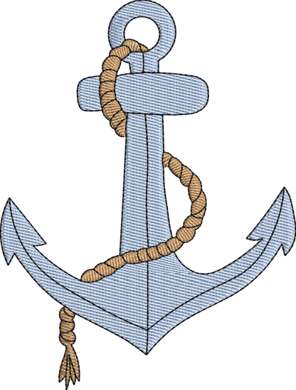 6 motifs de broderie machine : Éléments de la Mer