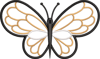 9 Motifs de broderie machine : Papillons Appliqué