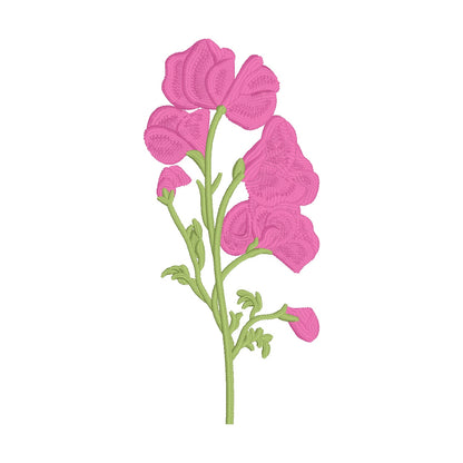 23 motifs de broderie machine : Fleurs Sauvages Uniques