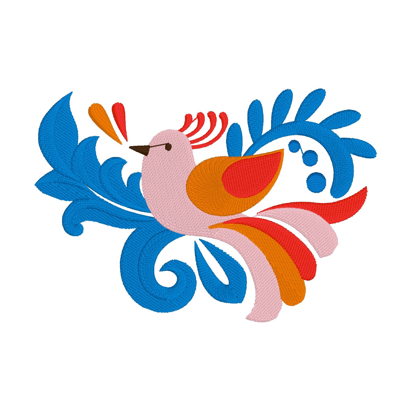 6 motifs de broderie machine : Oiseaux de Paradis