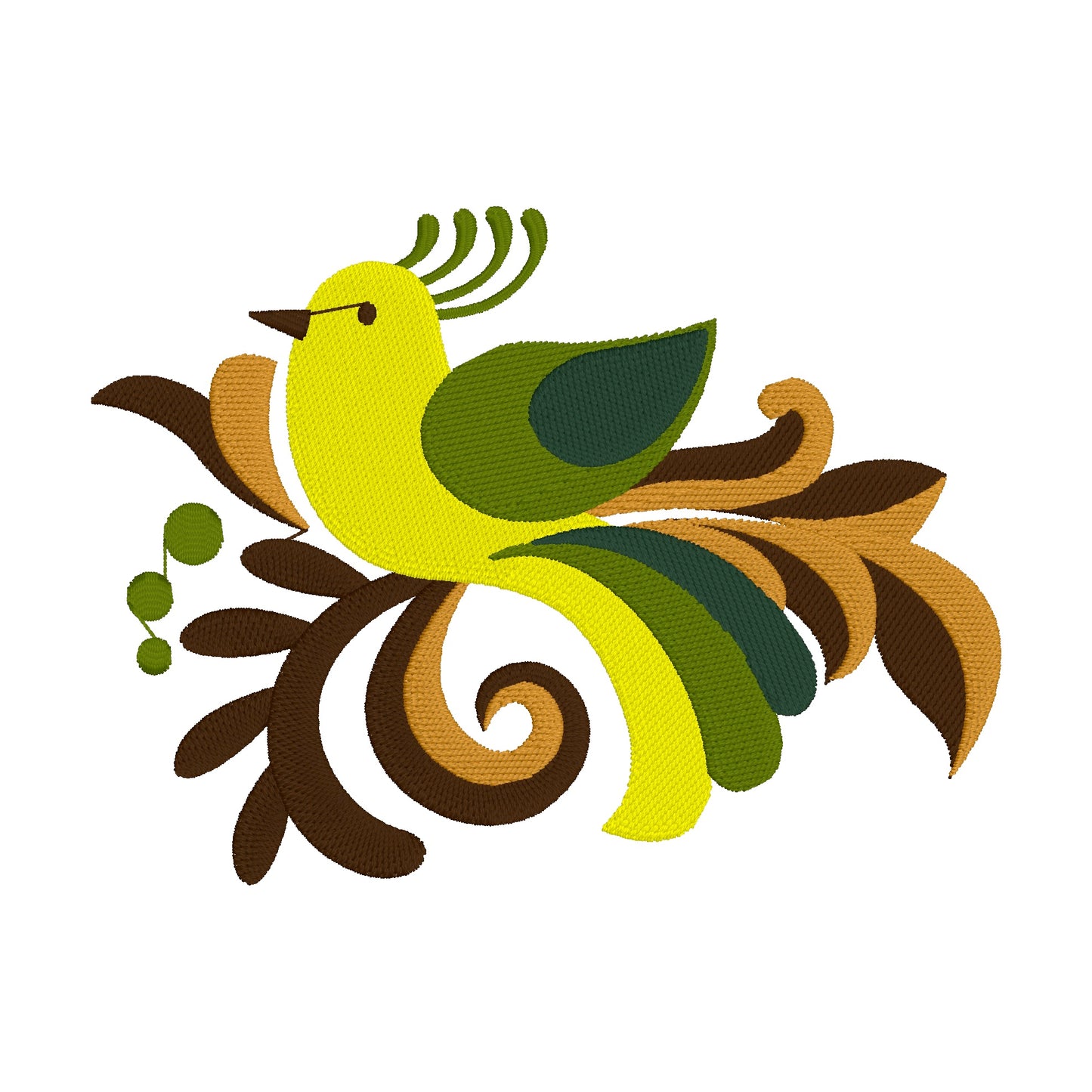 6 motifs de broderie machine : Oiseaux de Paradis
