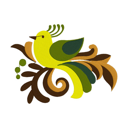 6 motifs de broderie machine : Oiseaux de Paradis