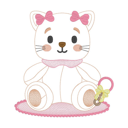 22 Motifs de broderie machine et appliqué : Les Amis Mignons