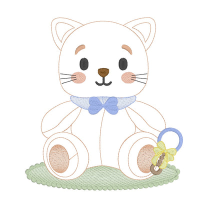 22 Motifs de broderie machine et appliqué : Les Amis Mignons