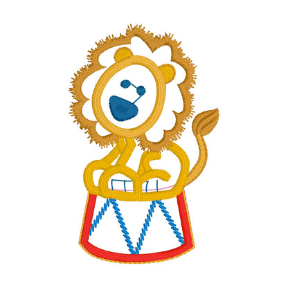 34 Motifs de broderie machine + appliqués : Animaux et Clowns Cirque