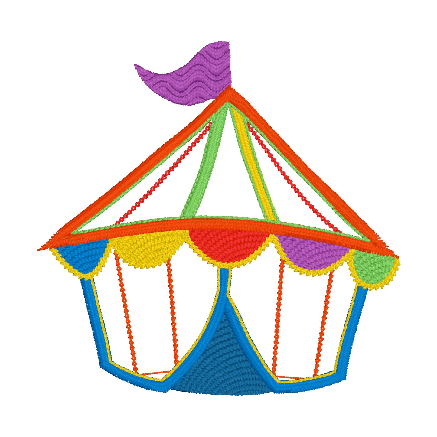 34 Motifs de broderie machine + appliqués : Animaux et Clowns Cirque