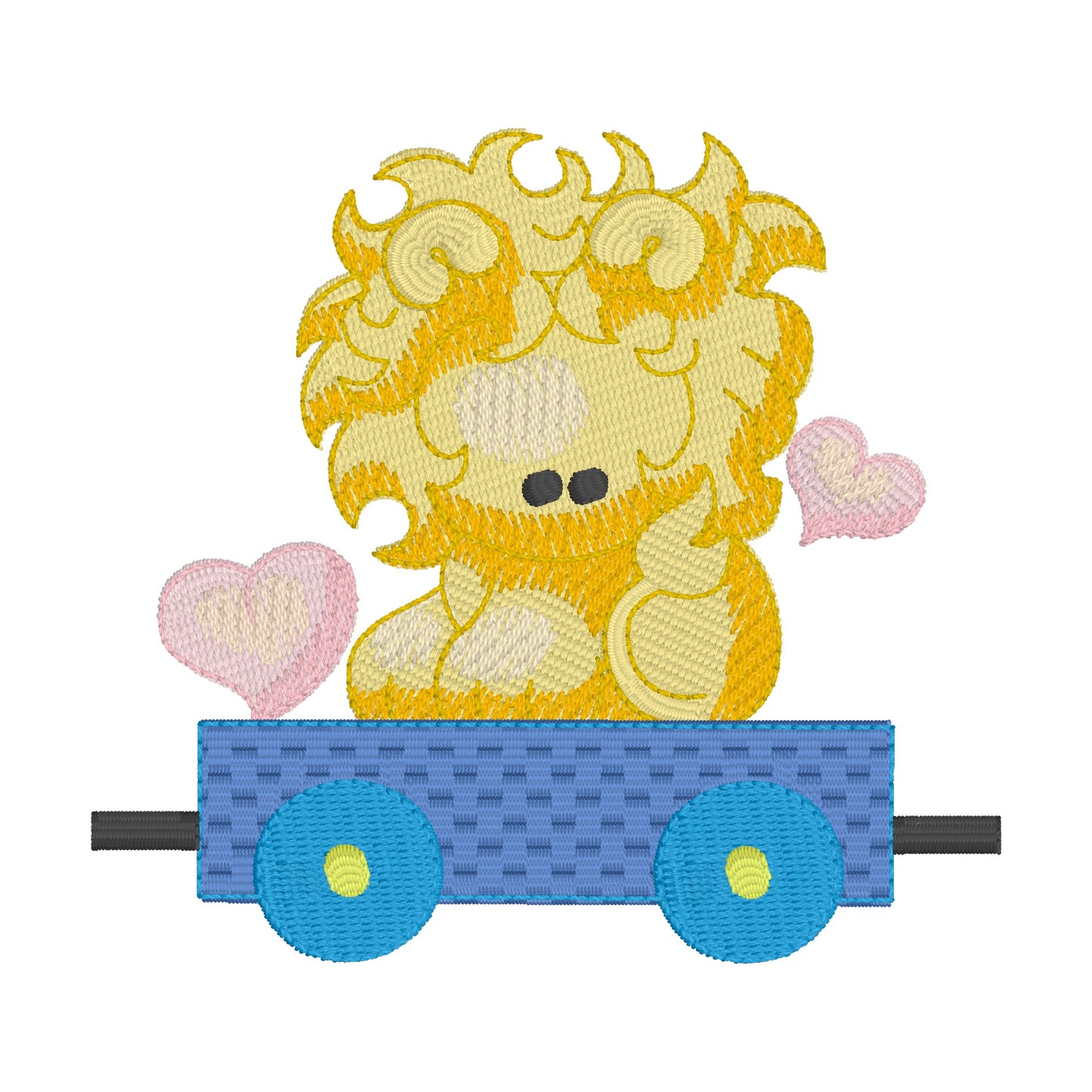 34 Motifs de broderie machine + appliqués : Animaux et Clowns Cirque