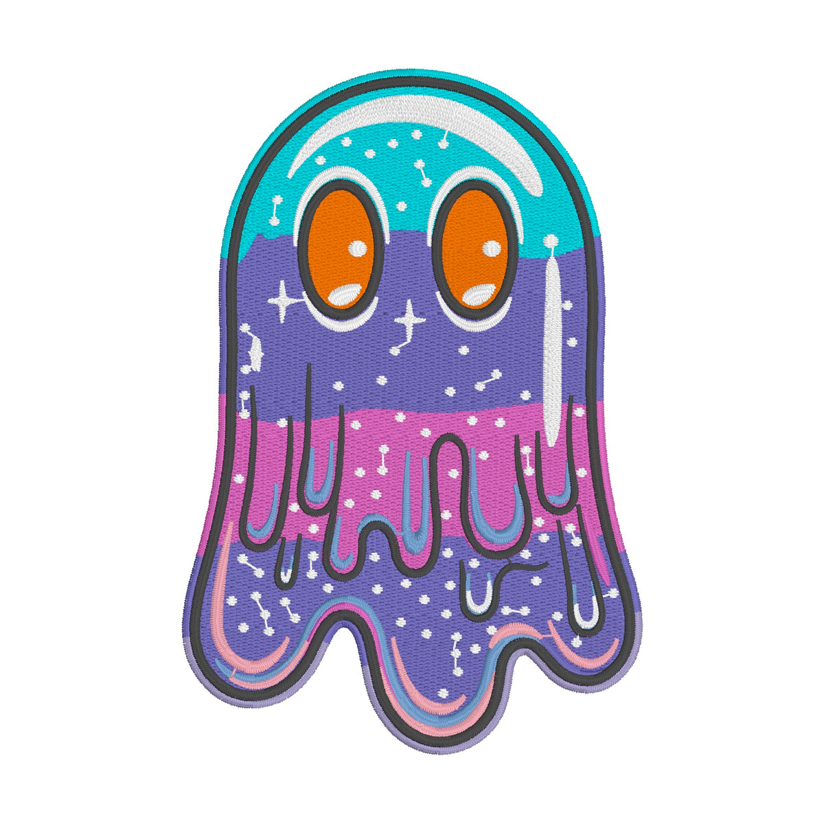 6 Motifs de broderie machine : Fantômes de l'Halloween