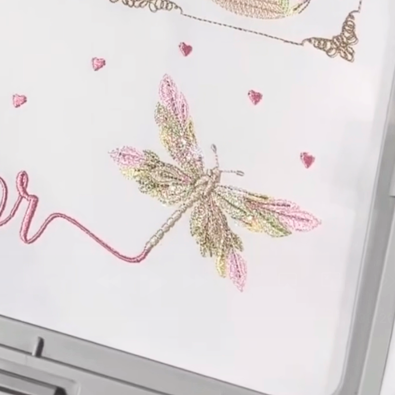Vidéo motifs de broderie machine : Jardin Élégant