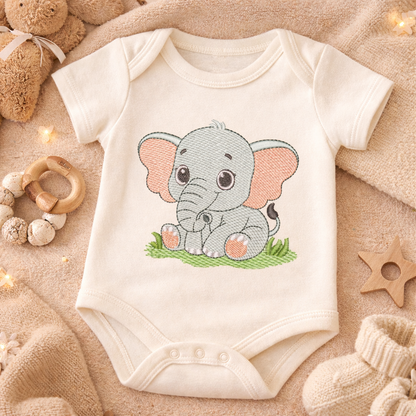 Motif de broderie machine : Bébé Eléphant
