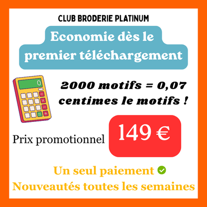 Téléchargez l'intégralité de notre site web pour seulement 149 € ! Inclut les futurs motifs !