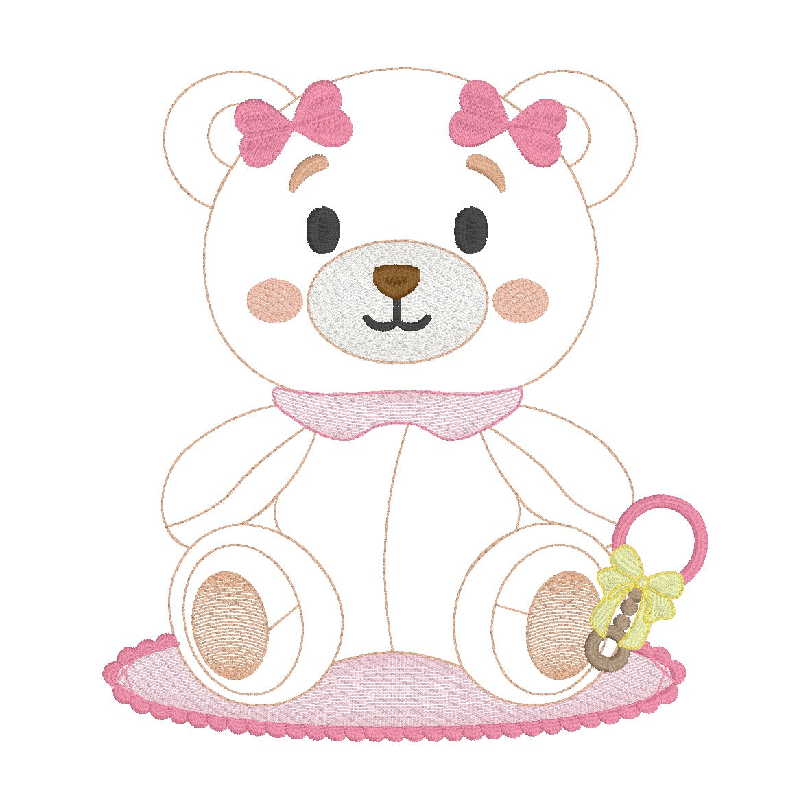 22 Motifs de broderie machine et appliqué : Les Amis Mignons