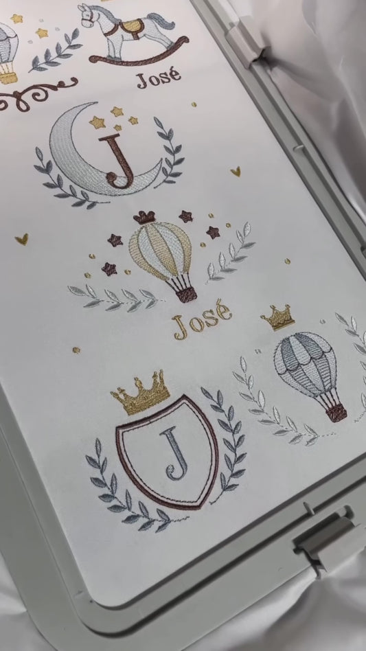 Vidéo Motifs de broderie machine : Royal Garçon