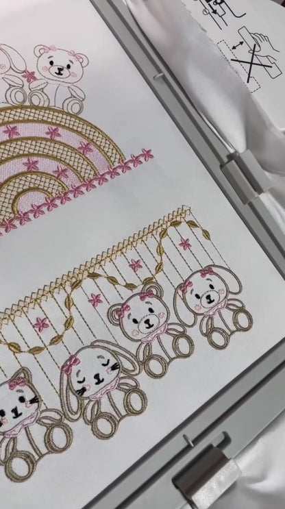 22 Motifs de broderie machine et appliqué : Les Amis Mignons