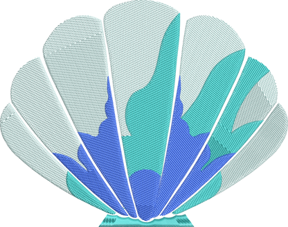6 motifs de broderie machine : Éléments de la Mer